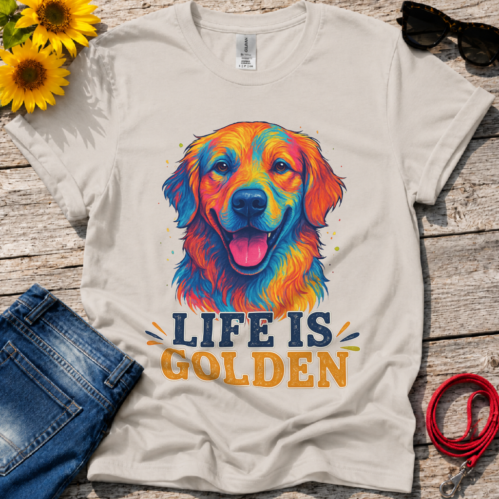 Colorful Retriever T-Shirt