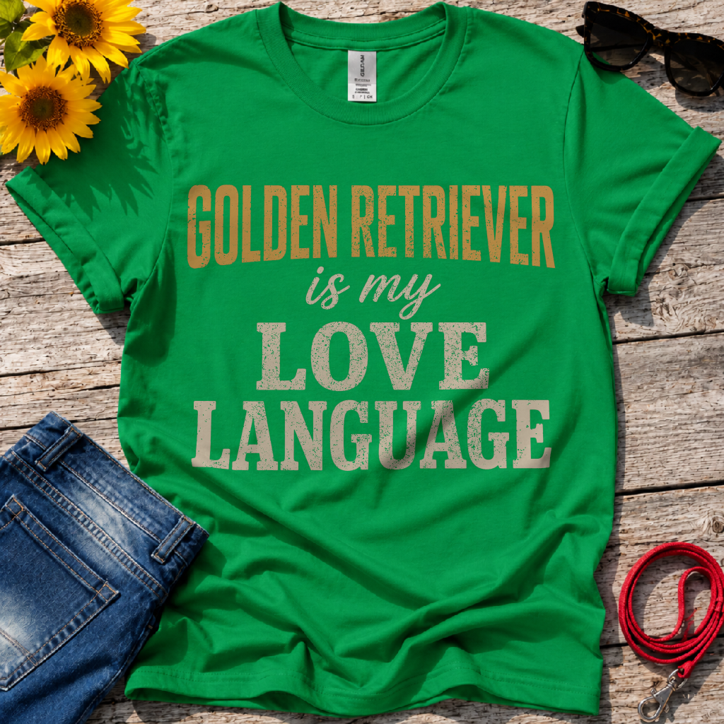 Golden Retriever Vocabulary T-Shirt