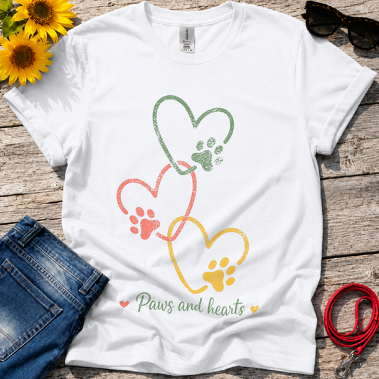 Love Paw Print T-Shirt