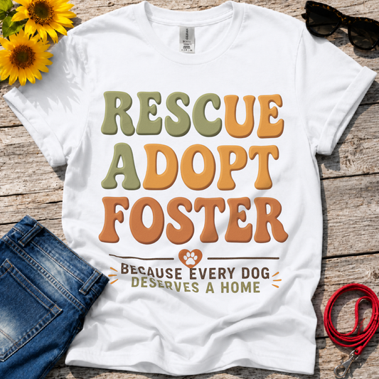 Rescue Adopt Foster T-Shirt