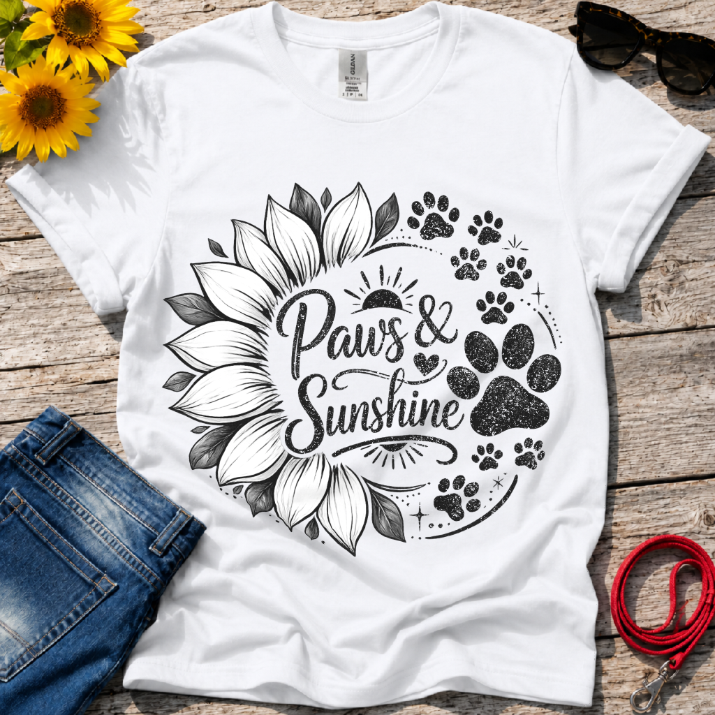 Sunflower Paws T-Shirt