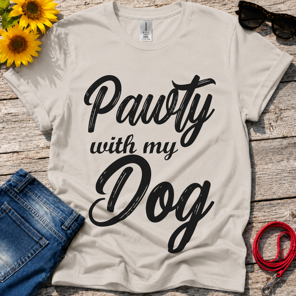 Pawty With my Dog T-Shirt