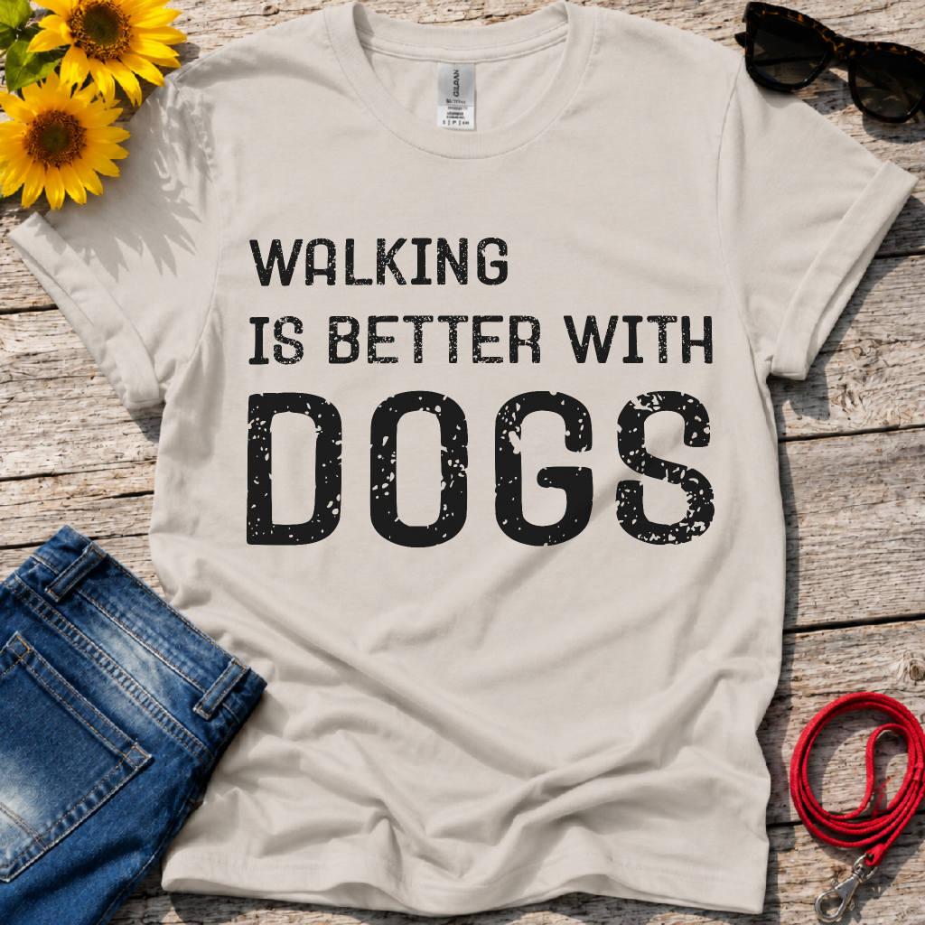 Walking with Dogs T-Shirt