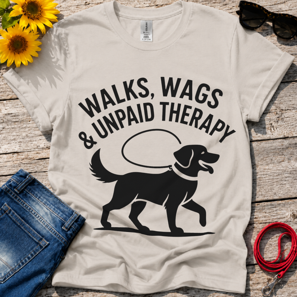 Walks,Wags and Woofs T-Shirt