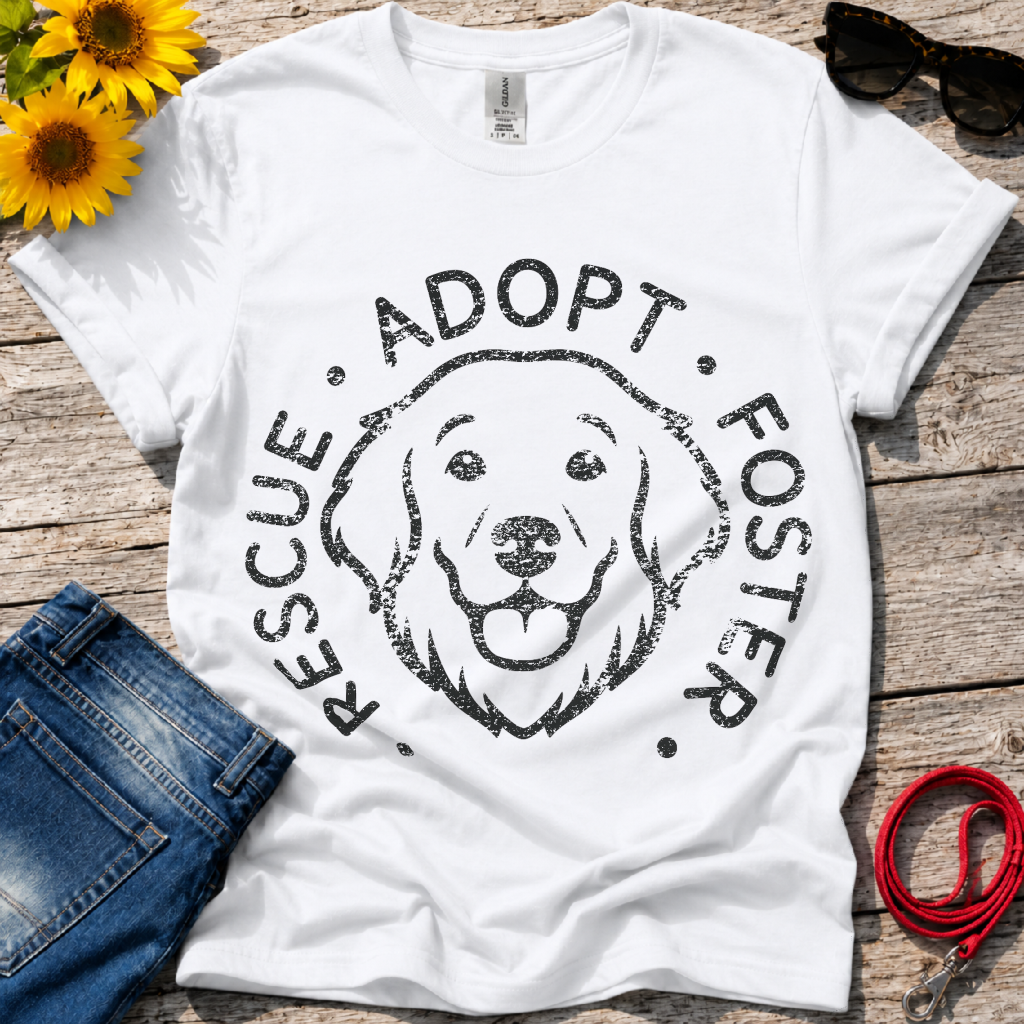 Rescue Adopt and Foster T-Shirt