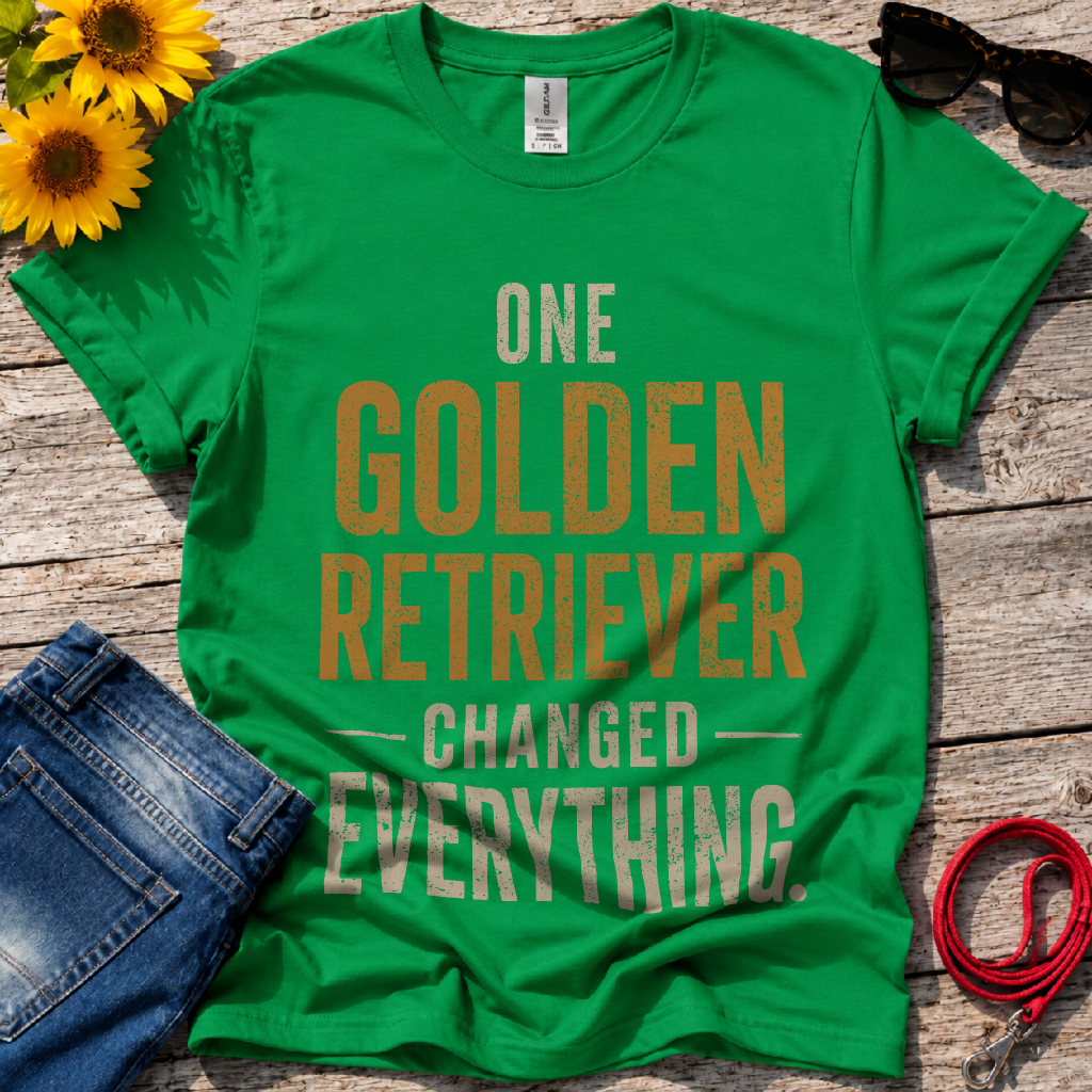 One Golden Retriever  T-Shirt