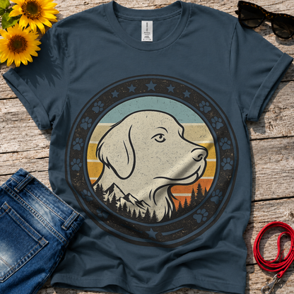 Minimalistic Gold Retriever T-Shirt