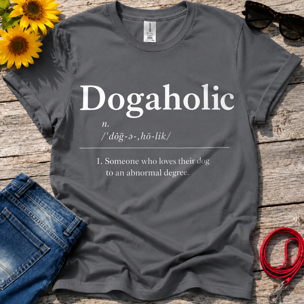 Dogaholic Definition T-Shirt