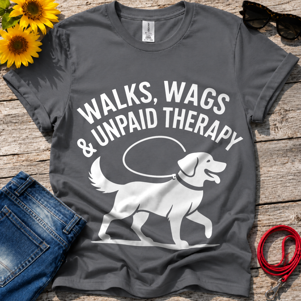 Walks,Wags and Woofs T-Shirt