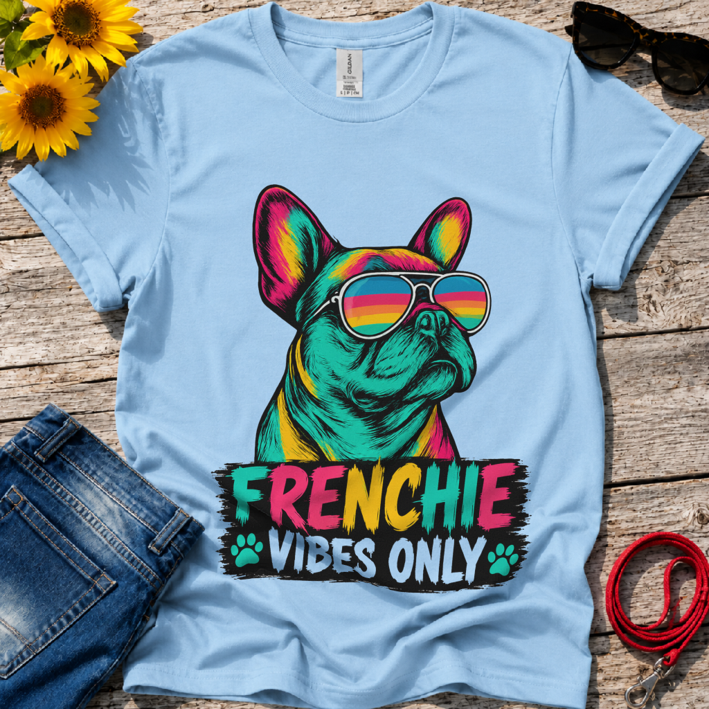 Sunglasses for a Frenchie T-Shirt
