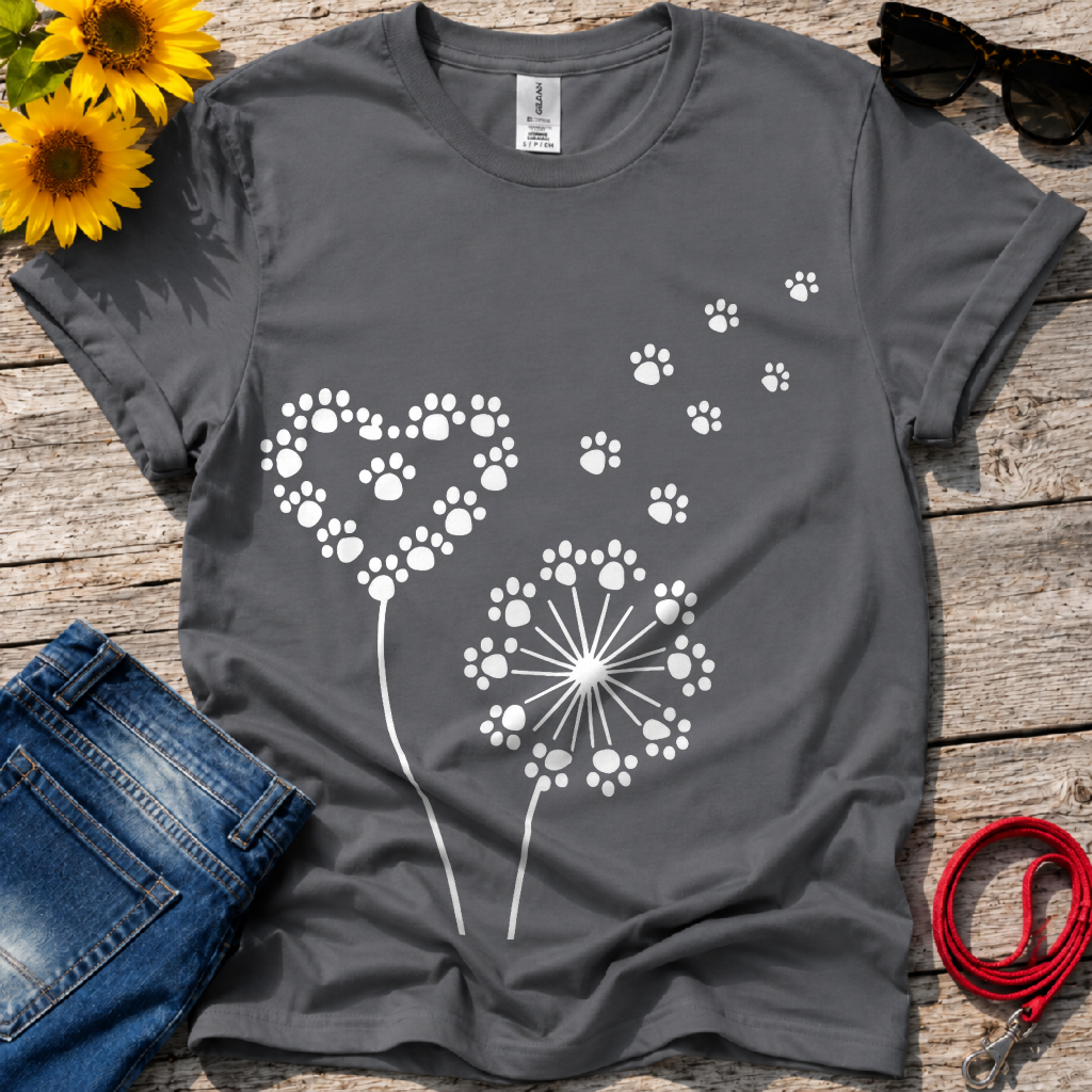Dandelion Love Paws T-Shirt