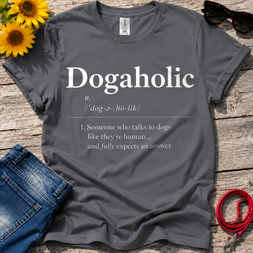 Dogaholic Definition T-Shirt