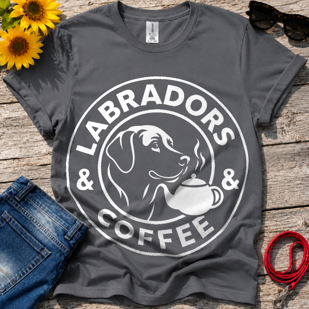 Coffee with a Labrador T-Shirt