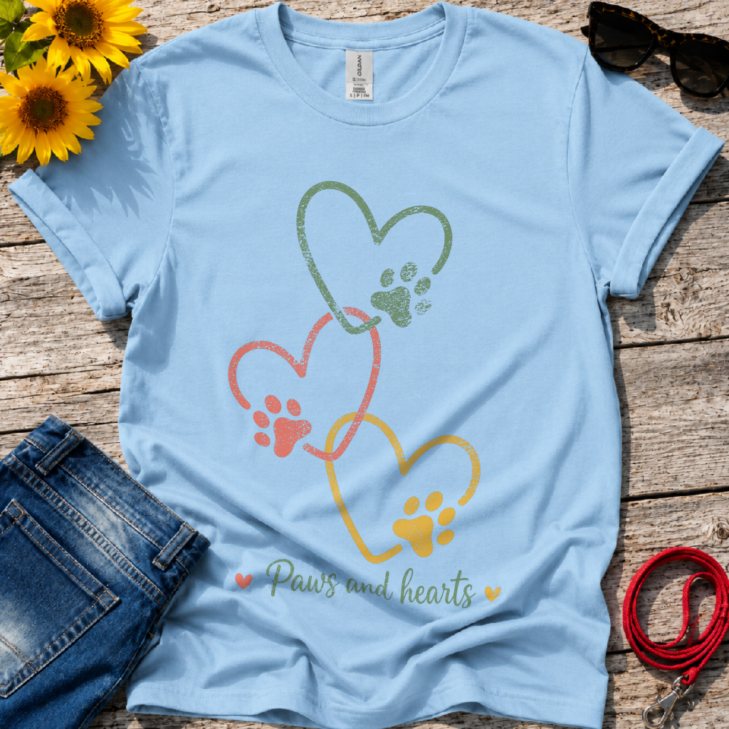 Love Paw Print T-Shirt