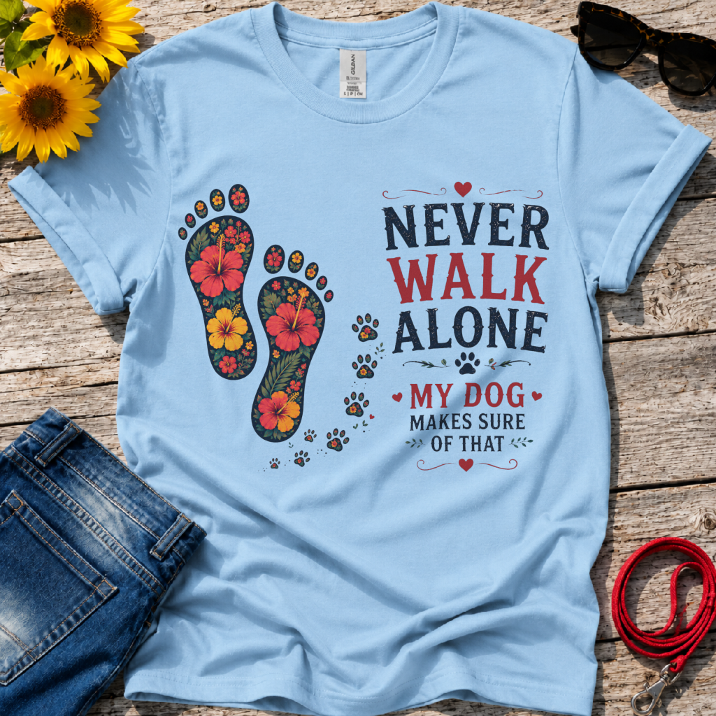 Never Alone Dog T-Shirt