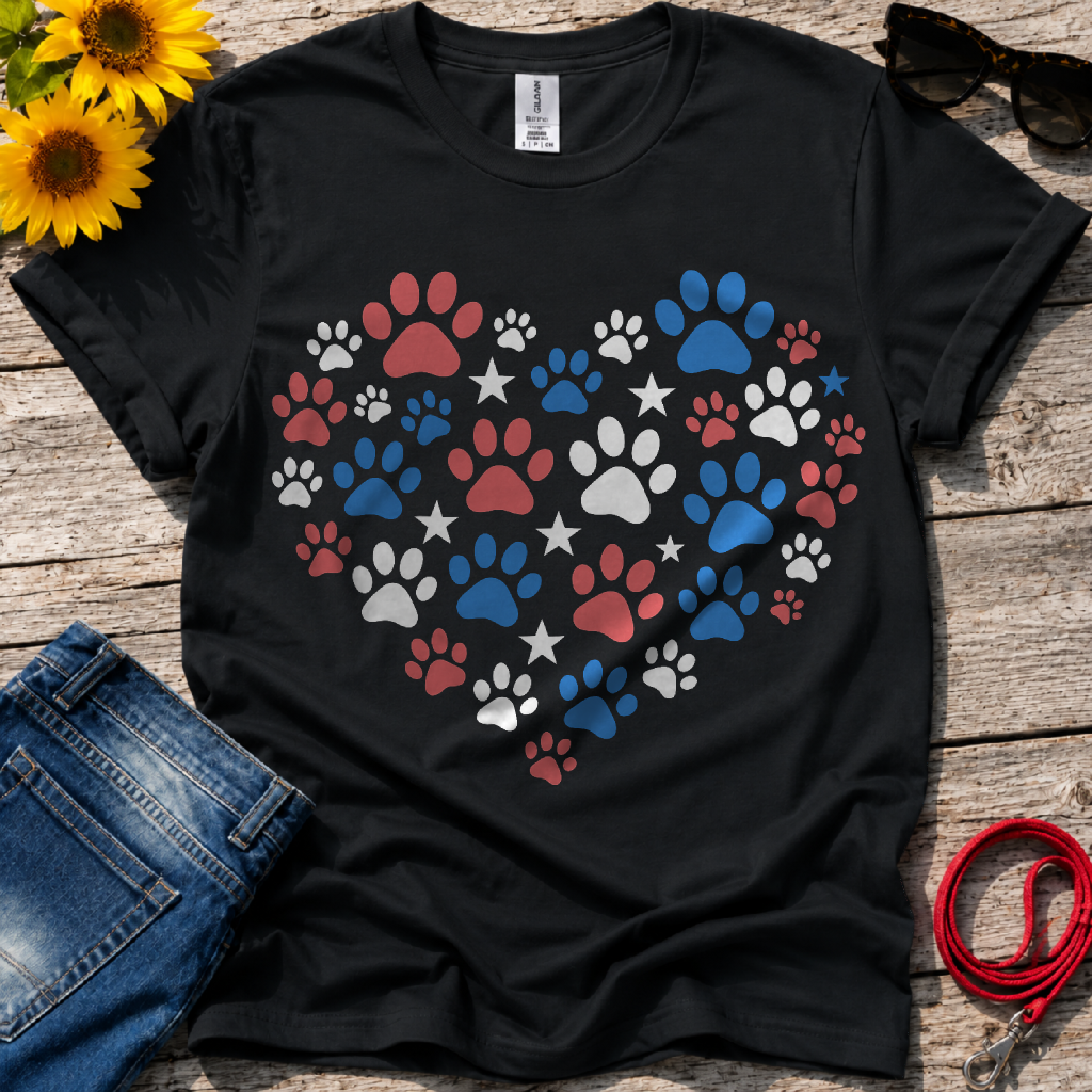 Patriotic Citizen Heart T-Shirt