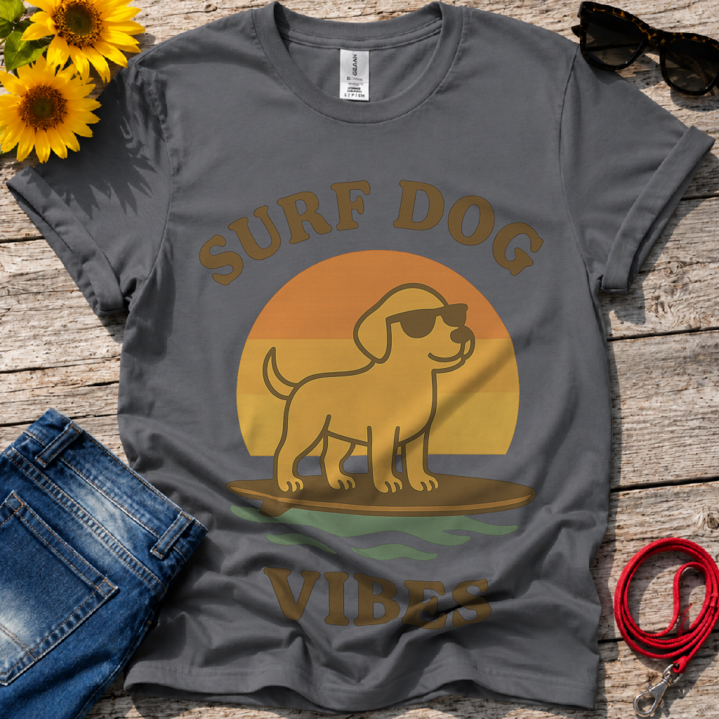 Surf Dog Vibes T-Shirt