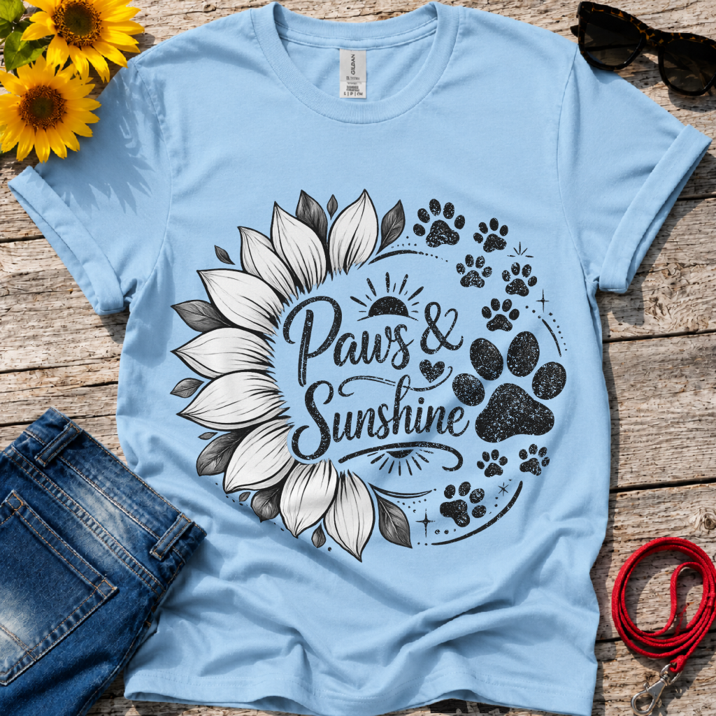 Sunflower Paws T-Shirt