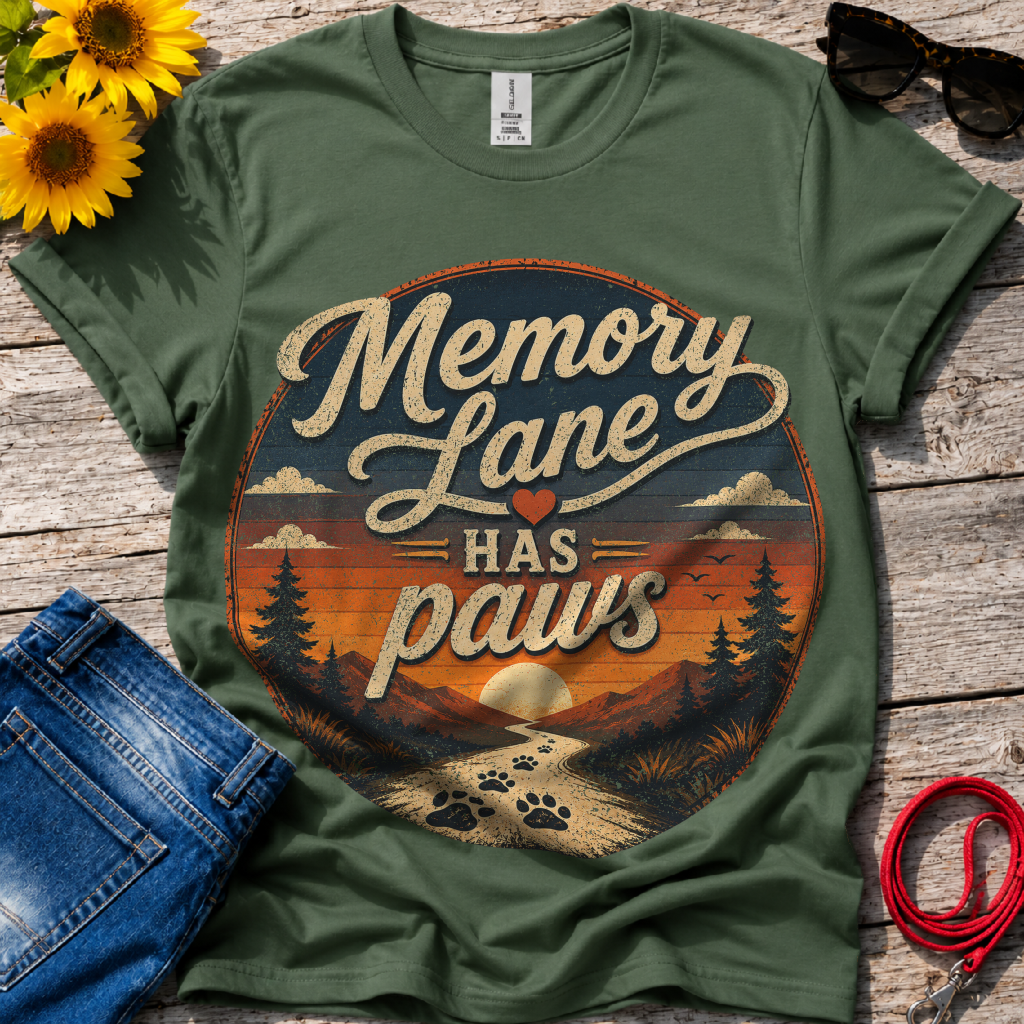 Paws on Memory Lane T-Shirt