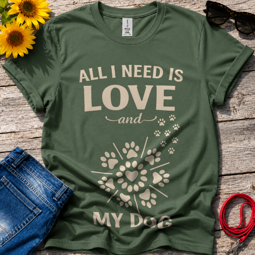 Radiant Paw Burst T-Shirt