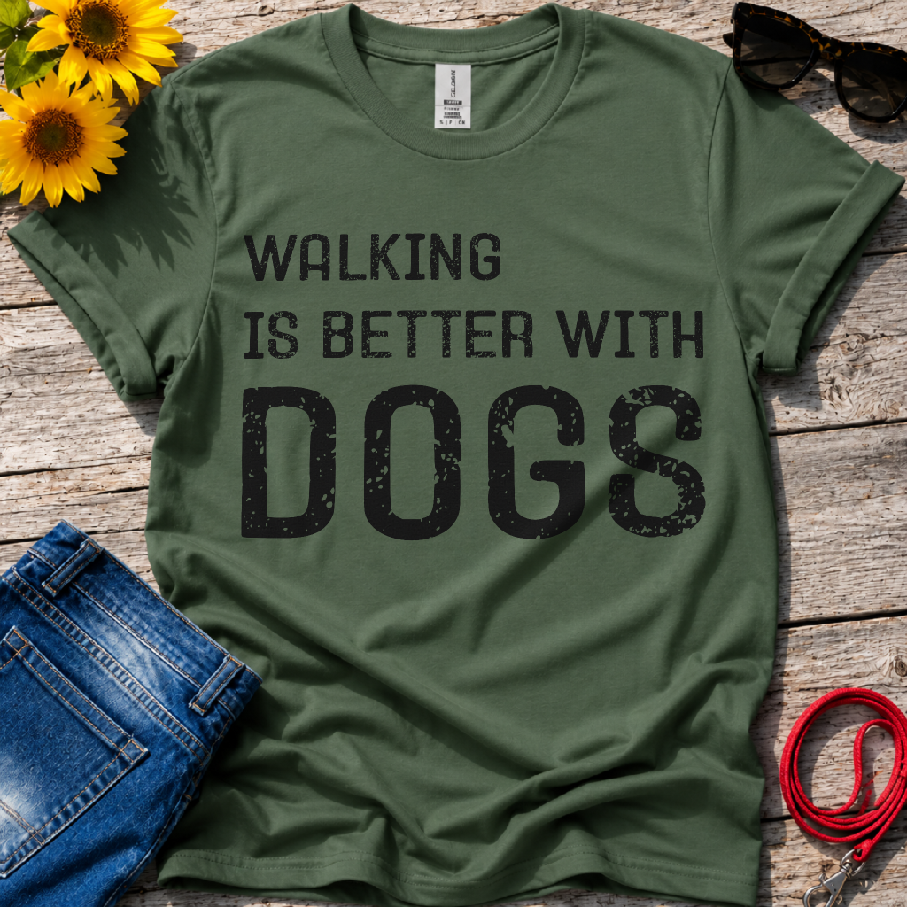 Walking with Dogs T-Shirt