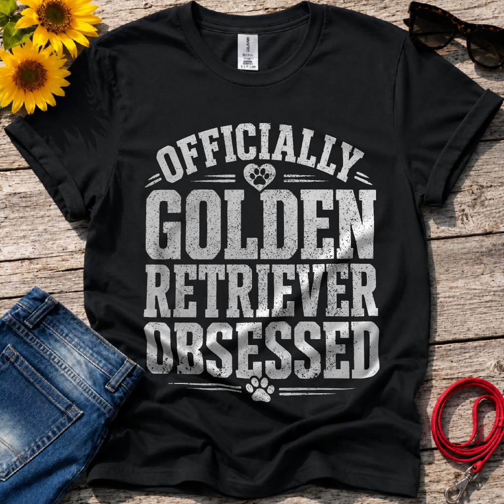 Golden Retriever Obsessed T-Shirt