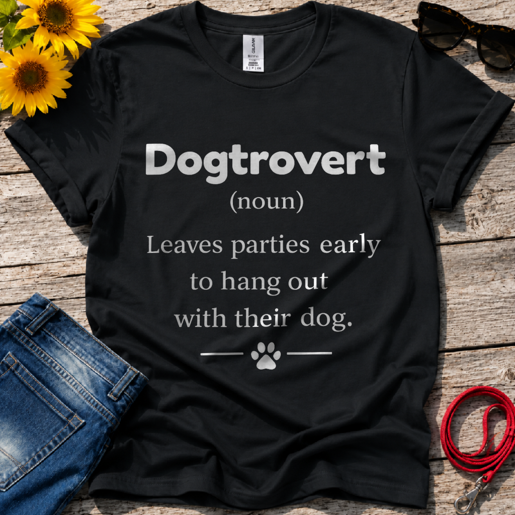 Dogtrovert Definition T-Shirt