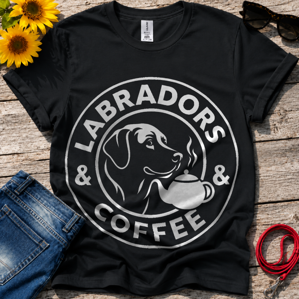 Coffee with a Labrador T-Shirt