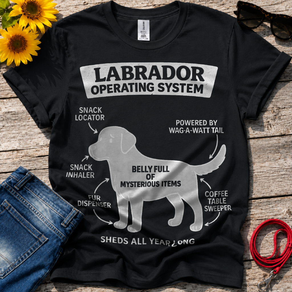 Anatomy of a Labrador T-Shirt
