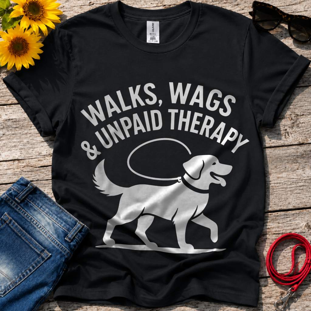 Walks,Wags and Woofs T-Shirt