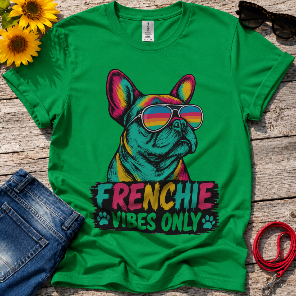 Sunglasses for a Frenchie T-Shirt
