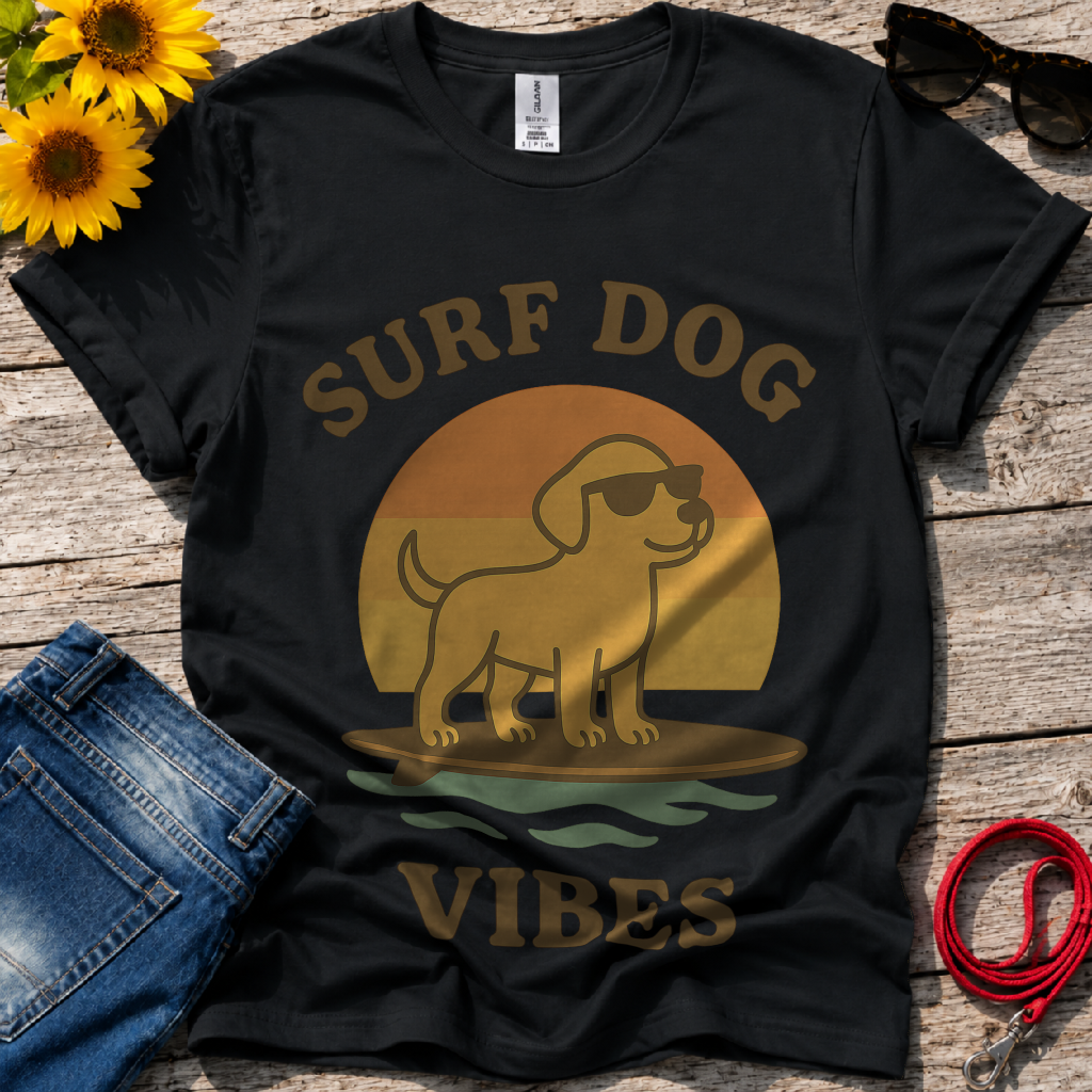 Surf Dog Vibes T-Shirt