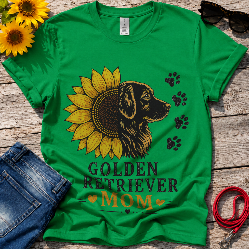 Sunflower Paw Prints T-Shirt