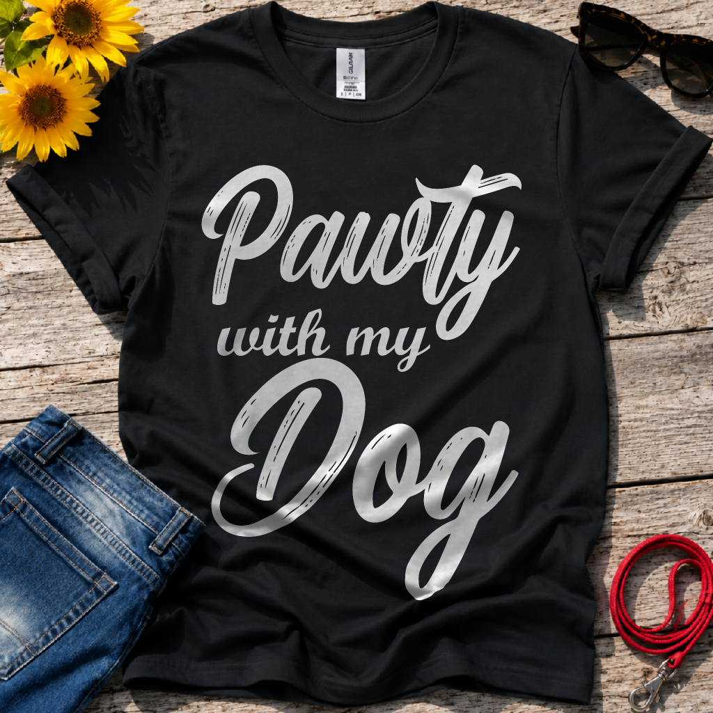 Pawty With my Dog T-Shirt