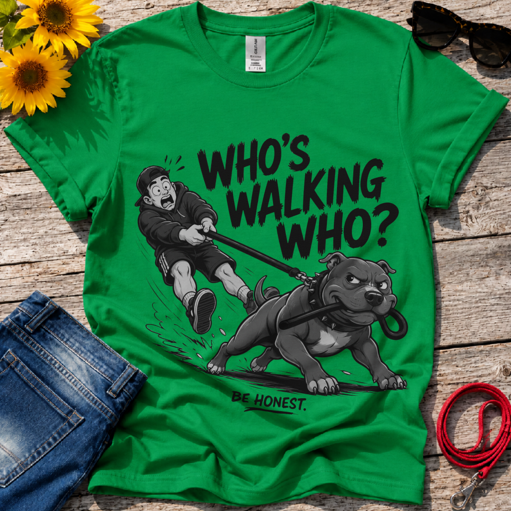 Who is Walking Who T-Shirt
