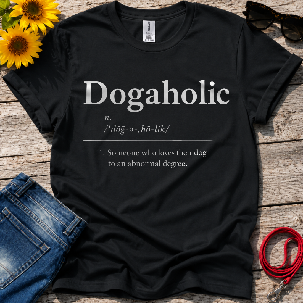 Dogaholic Definition T-Shirt