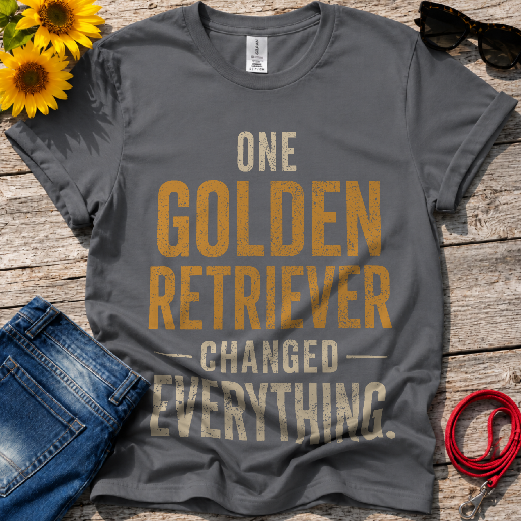 One Golden Retriever  T-Shirt