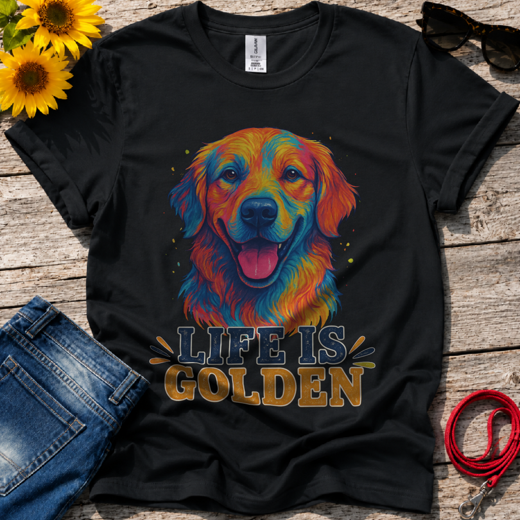 Colorful Retriever T-Shirt