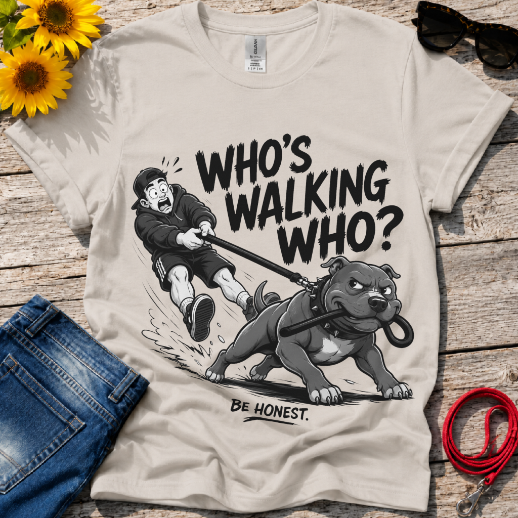 Who is Walking Who T-Shirt