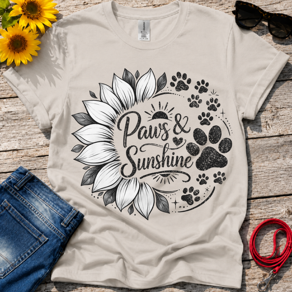 Sunflower Paws T-Shirt