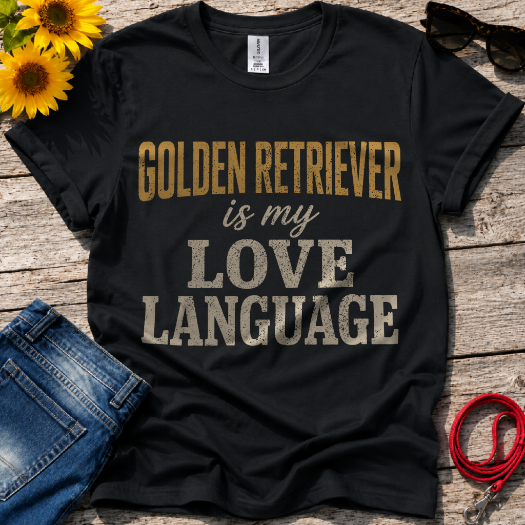 Golden Retriever Vocabulary T-Shirt
