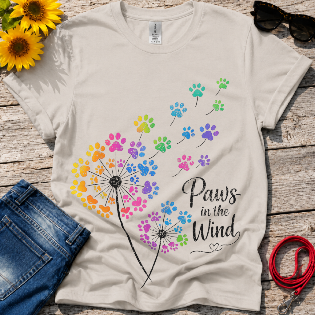 Paws in the Wind T-Shirt