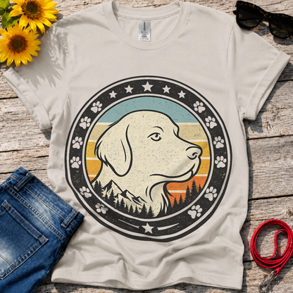 Minimalistic Gold Retriever T-Shirt