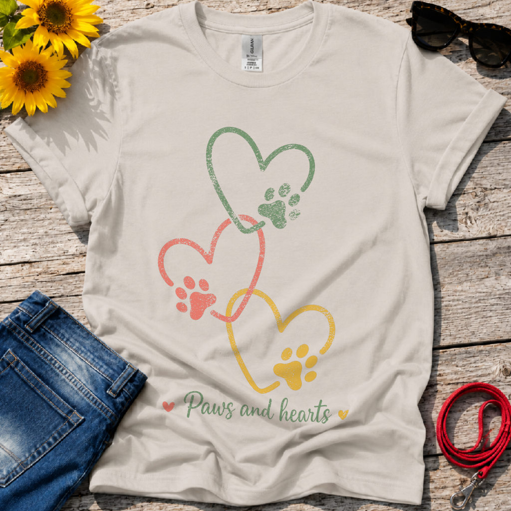 Love Paw Print T-Shirt