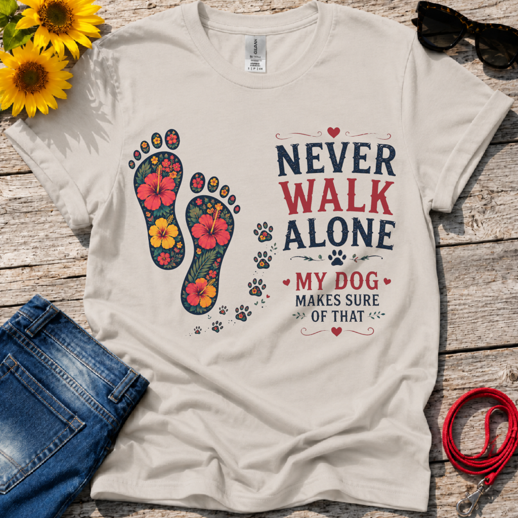 Never Alone Dog T-Shirt