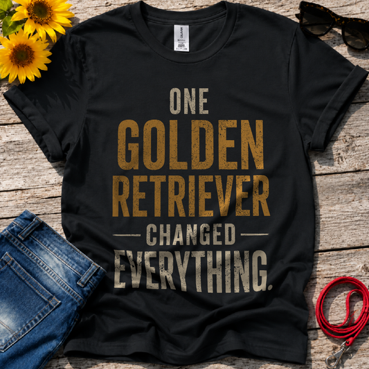 One Golden Retriever  T-Shirt