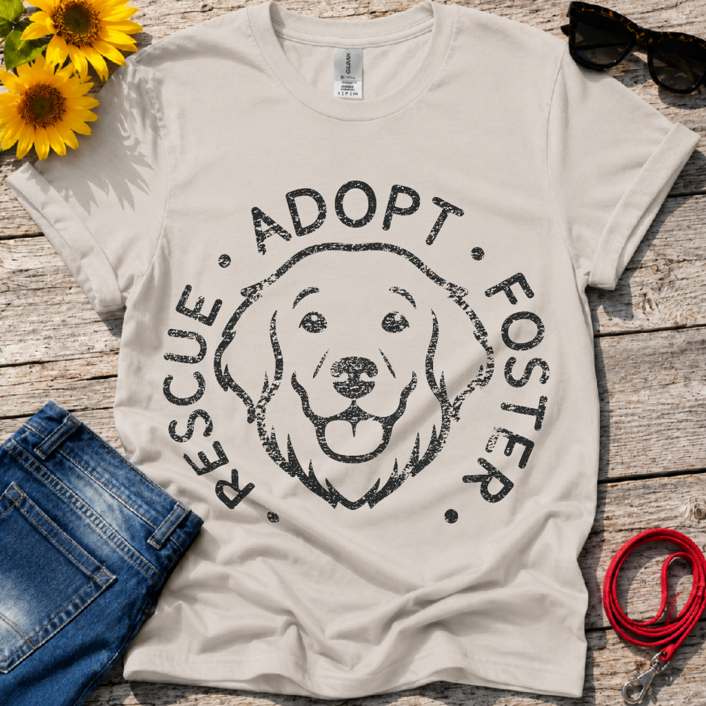 Rescue Adopt and Foster T-Shirt