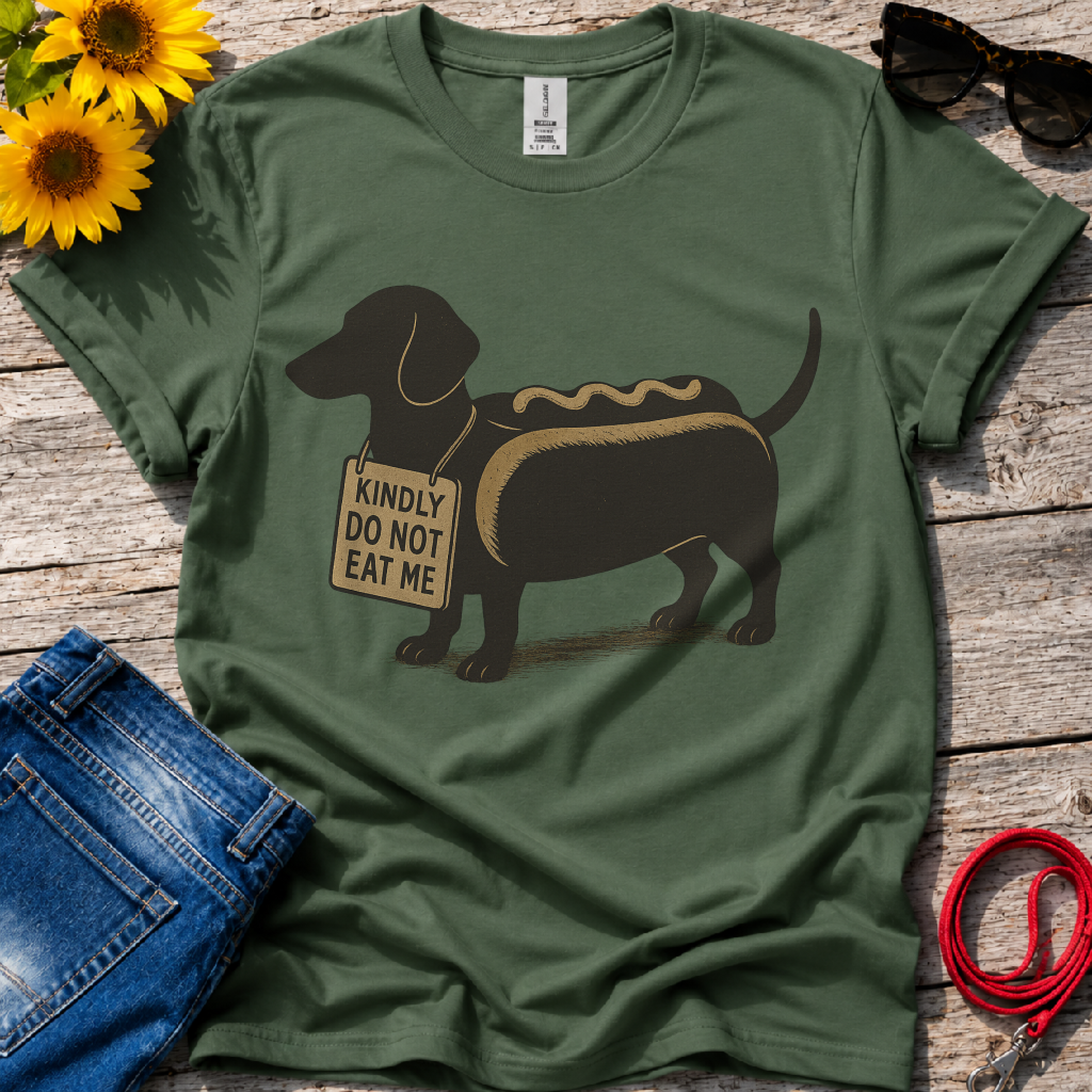 Dachshund HotDog T-Shirt