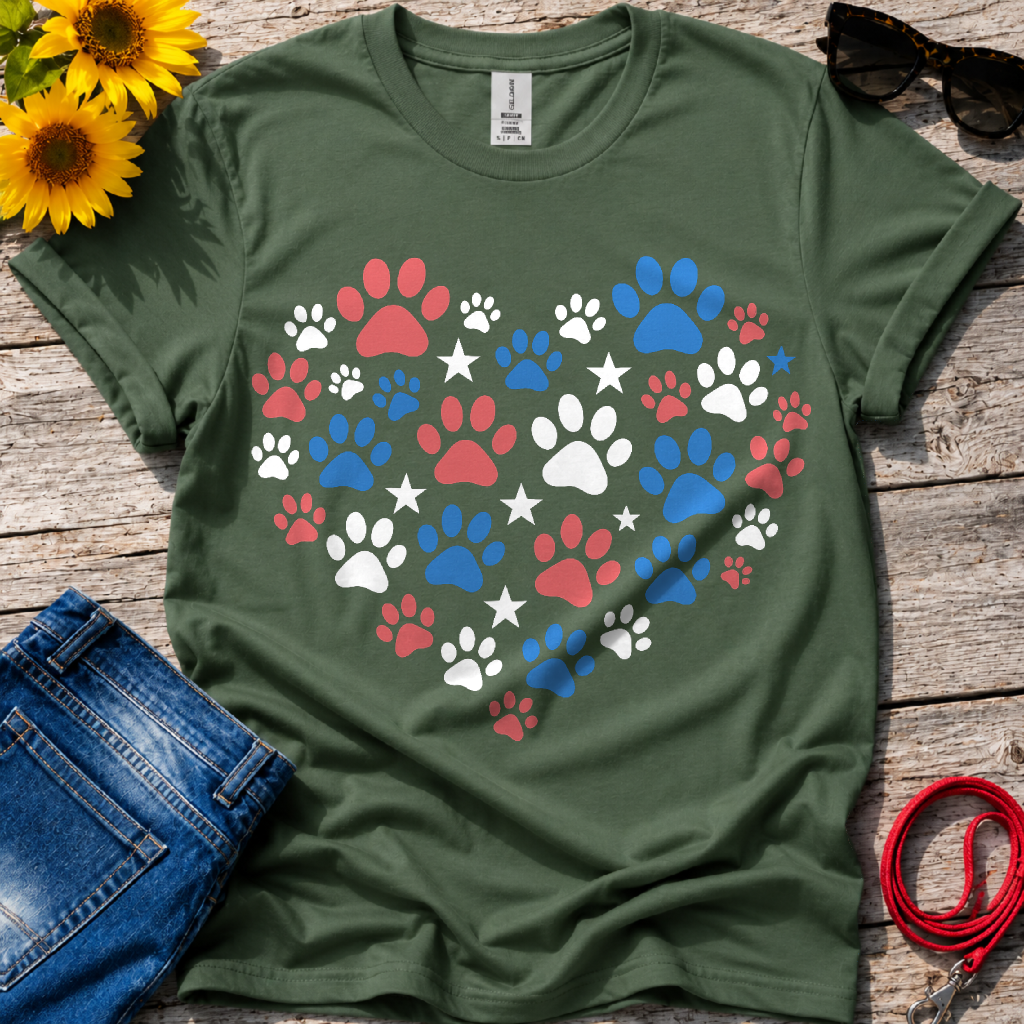 Patriotic Citizen Heart T-Shirt