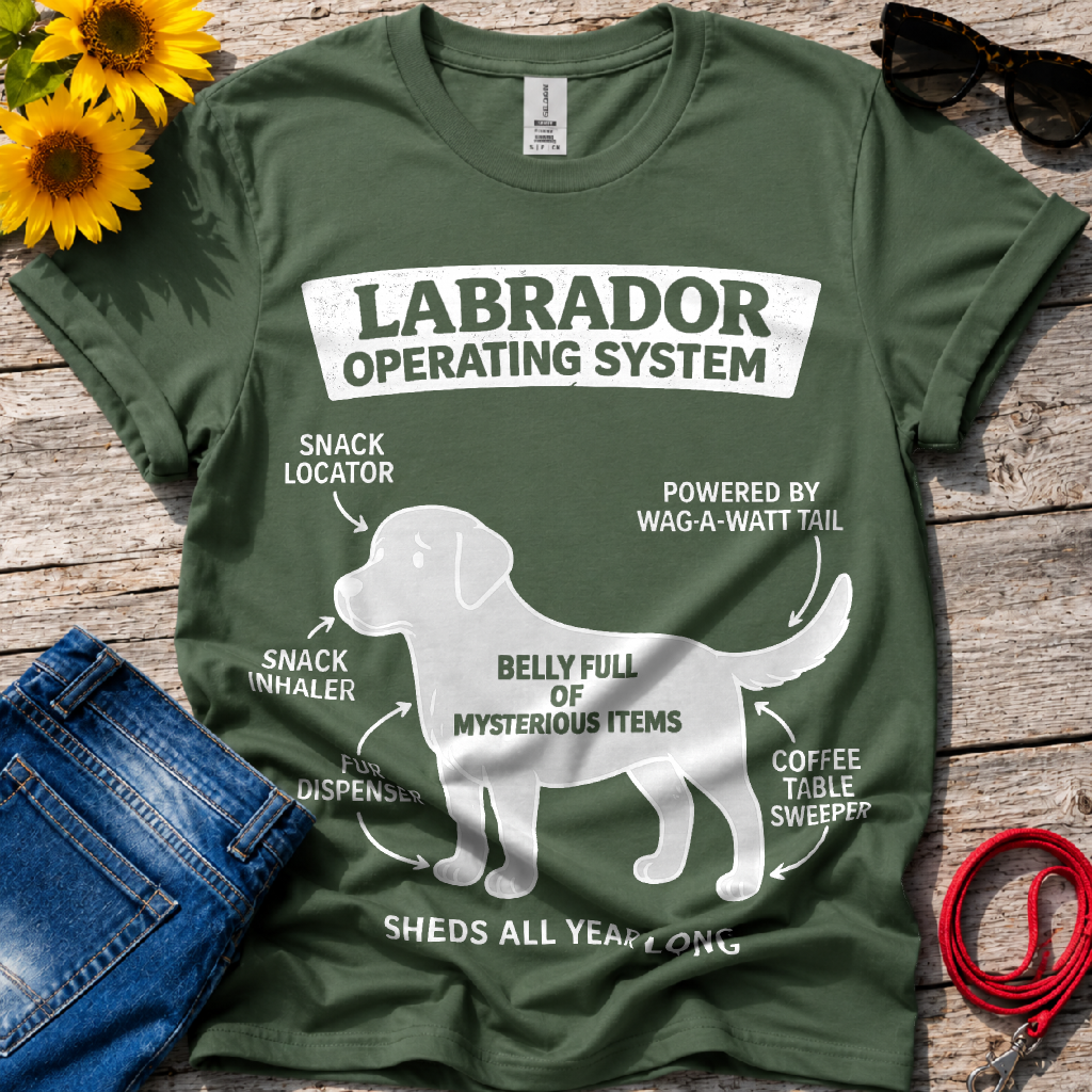 Anatomy of a Labrador T-Shirt